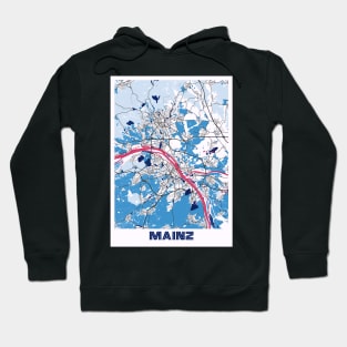 Mainz - Germany MilkTea City Map Hoodie